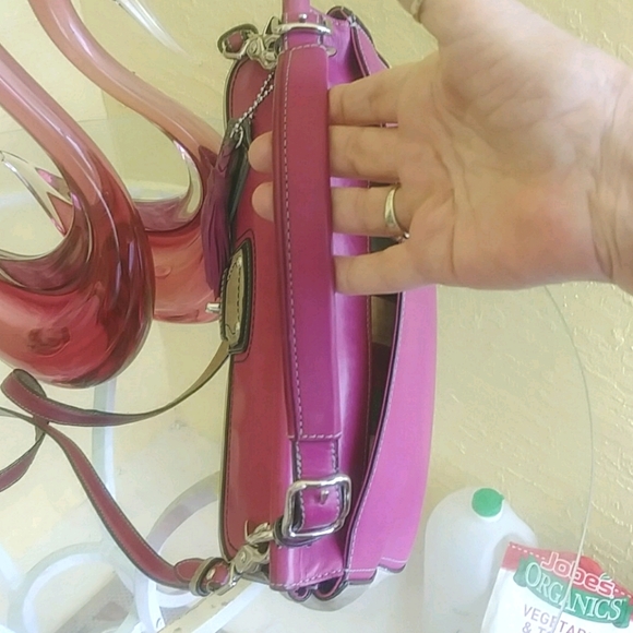 GORGEOUS BERRY COLORBLOCK FULLGRAIN LEATHER  COACH 70TH ANNIVERSARY WILLIS… - Picture 8 of 17